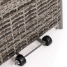 Уличный газовый обогреватель Ställeh Pyramid x4 Rattan Grey