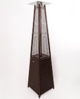 Уличный газовый обогреватель Ställeh Pyramid x4 Rattan Brown