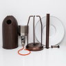 Уличный газовый обогреватель Ställeh Kotte Rattan Brown